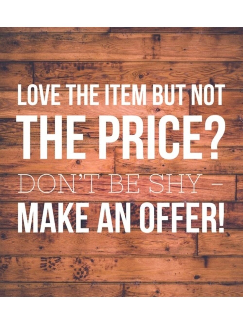 Make an offer!